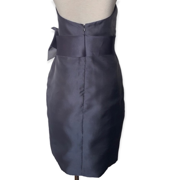 NOIR by Lazaro Strapless Cocktail Waist Bow Dress - Picture 2 of 7